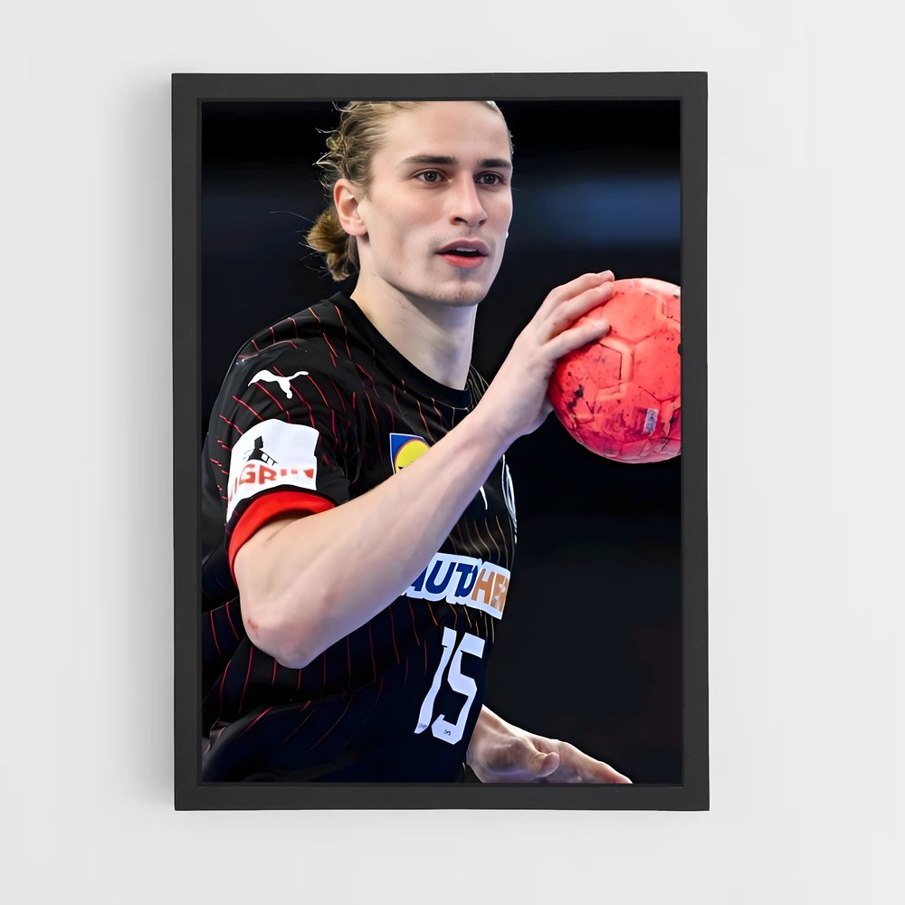 Poster Juri knorr – affiche Handball (vue 2)